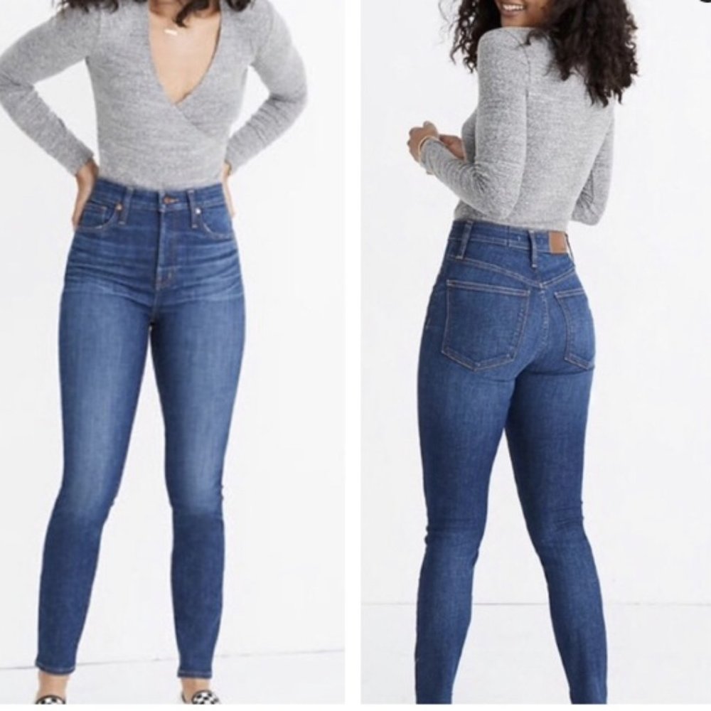Madewell Curvy High Rise Skinny Jeans Size 28P